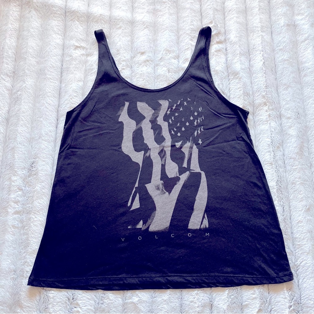 Volcom American flag tank